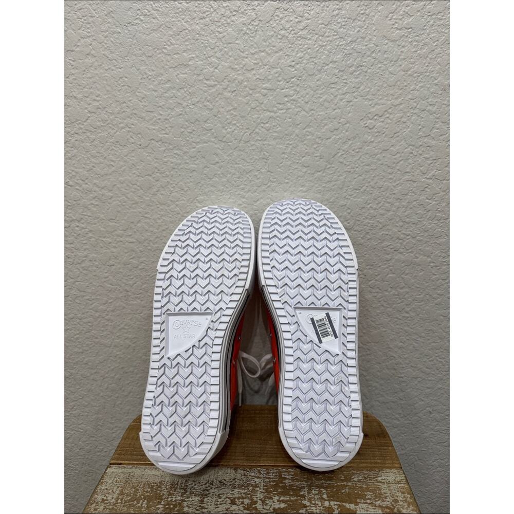Converse CTAS Lift Double Stack Low Vermilion Red NEW Size 8.5 - Picture 7 of 7